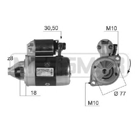 Starter ERA 220391</br>Piesa auto pentru Sistem pornire Starter ERA 220391</br>Piesa auto pentru Sistem pornire