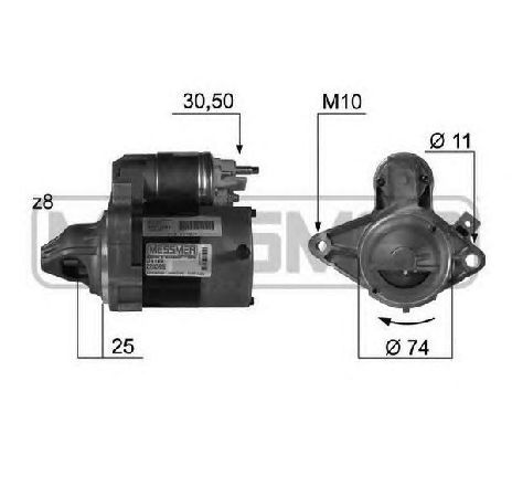 Starter ERA 220395</br>Piesa auto pentru Sistem pornire Starter ERA 220395</br>Piesa auto pentru Sistem pornire
