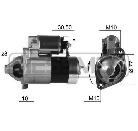 Starter ERA 220397</br>Piesa auto pentru Sistem pornire Starter ERA 220397</br>Piesa auto pentru Sistem pornire