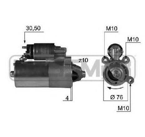 Starter ERA 220406</br>Piesa auto pentru Sistem pornire Starter ERA 220406</br>Piesa auto pentru Sistem pornire