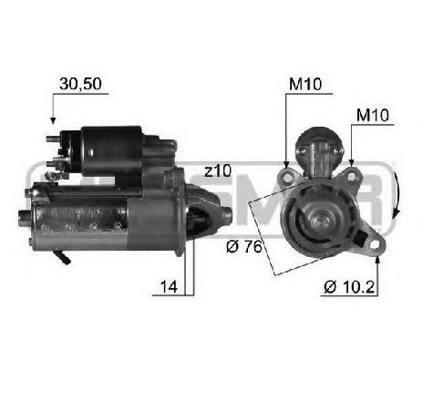 Starter ERA 220414</br>Piesa auto pentru Sistem pornire Starter ERA 220414</br>Piesa auto pentru Sistem pornire