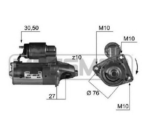 Starter ERA 220420</br>Piesa auto pentru Sistem pornire Starter ERA 220420</br>Piesa auto pentru Sistem pornire
