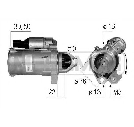 Starter ERA 220428</br>Piesa auto pentru Sistem pornire Starter ERA 220428</br>Piesa auto pentru Sistem pornire