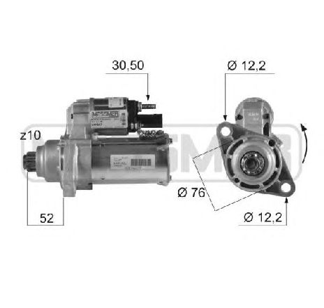 Starter ERA 220447</br>Piesa auto pentru Sistem pornire Starter ERA 220447</br>Piesa auto pentru Sistem pornire