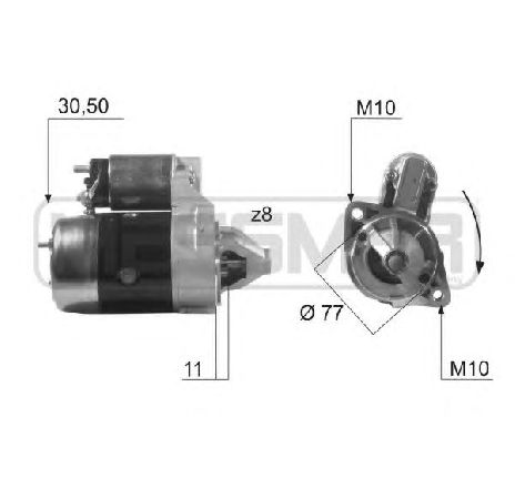 Starter ERA 220475</br>Piesa auto pentru Sistem pornire Starter ERA 220475</br>Piesa auto pentru Sistem pornire