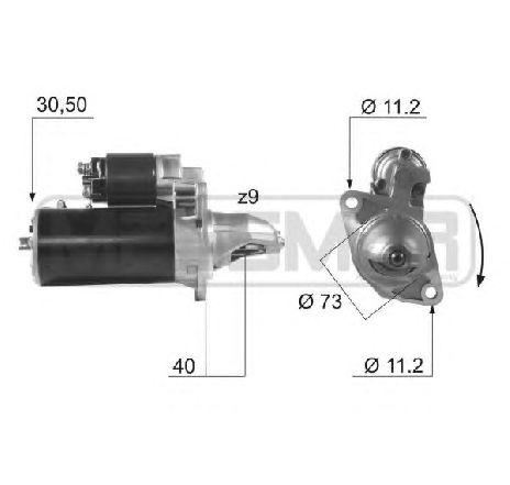 Starter ERA 220479</br>Piesa auto pentru Sistem pornire Starter ERA 220479</br>Piesa auto pentru Sistem pornire
