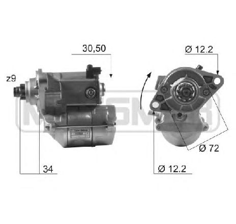 Starter ERA 220482</br>Piesa auto pentru Sistem pornire Starter ERA 220482</br>Piesa auto pentru Sistem pornire