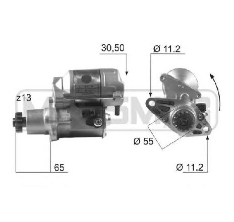 Starter ERA 220483</br>Piesa auto pentru Sistem pornire Starter ERA 220483</br>Piesa auto pentru Sistem pornire