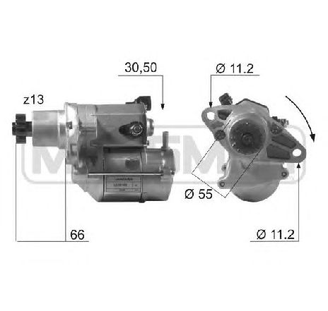 Starter ERA 220485</br>Piesa auto pentru Sistem pornire Starter ERA 220485</br>Piesa auto pentru Sistem pornire