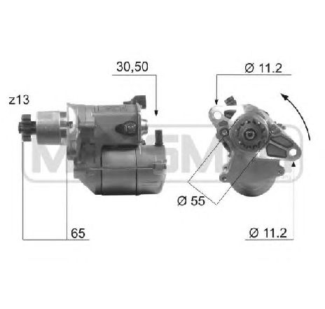 Starter ERA 220487</br>Piesa auto pentru Sistem pornire Starter ERA 220487</br>Piesa auto pentru Sistem pornire