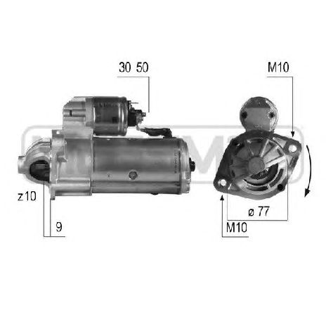 Starter ERA 220498</br>Piesa auto pentru Sistem pornire Starter ERA 220498</br>Piesa auto pentru Sistem pornire