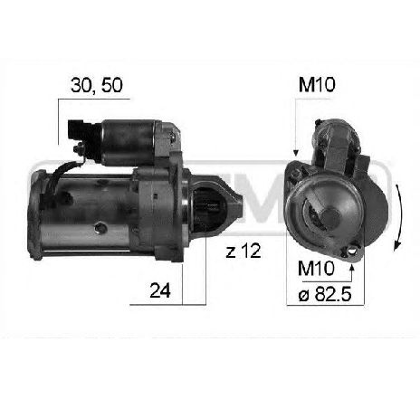 Starter ERA 220511</br>Piesa auto pentru Sistem pornire Starter ERA 220511</br>Piesa auto pentru Sistem pornire