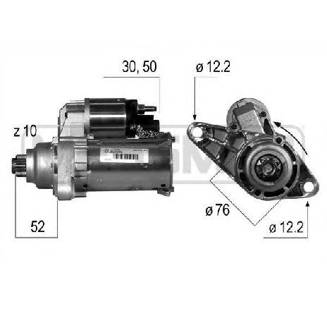 Starter ERA 220530</br>Piesa auto pentru Sistem pornire Starter ERA 220530</br>Piesa auto pentru Sistem pornire