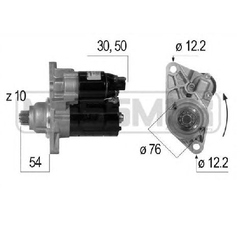 Starter ERA 220544</br>Piesa auto pentru Sistem pornire Starter ERA 220544</br>Piesa auto pentru Sistem pornire