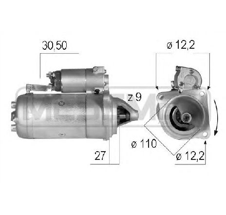 Starter ERA 220592</br>Piesa auto pentru Sistem pornire Starter ERA 220592</br>Piesa auto pentru Sistem pornire