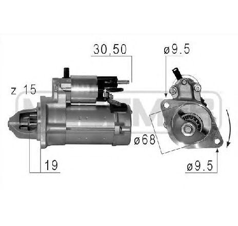 Starter ERA 220649</br>Piesa auto pentru Sistem pornire Starter ERA 220649</br>Piesa auto pentru Sistem pornire