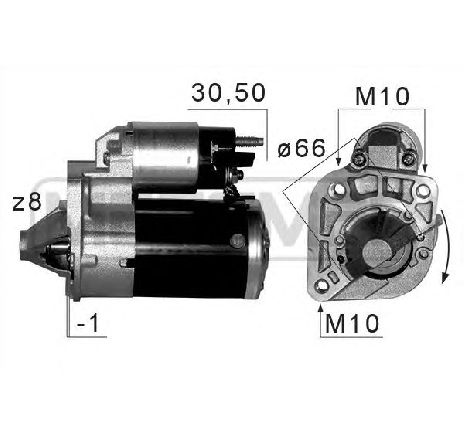 Starter ERA 220668</br>Piesa auto pentru Sistem pornire Starter ERA 220668</br>Piesa auto pentru Sistem pornire