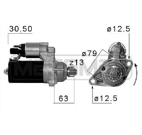 Starter ERA 220674</br>Piesa auto pentru Sistem pornire Starter ERA 220674</br>Piesa auto pentru Sistem pornire