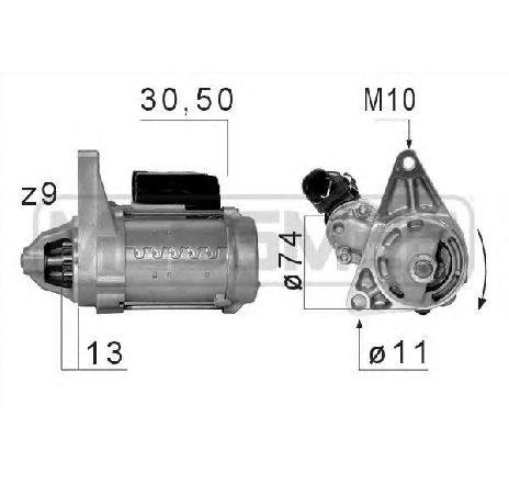 Starter ERA 220676</br>Piesa auto pentru Sistem pornire Starter ERA 220676</br>Piesa auto pentru Sistem pornire