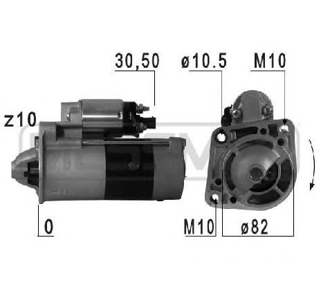 Starter ERA 220692</br>Piesa auto pentru Sistem pornire Starter ERA 220692</br>Piesa auto pentru Sistem pornire