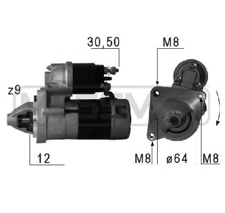 Starter ERA 220693</br>Piesa auto pentru Sistem pornire Starter ERA 220693</br>Piesa auto pentru Sistem pornire