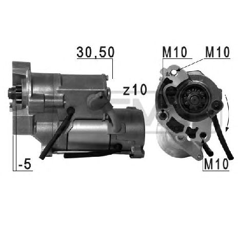 Starter ERA 220706</br>Piesa auto pentru Sistem pornire Starter ERA 220706</br>Piesa auto pentru Sistem pornire