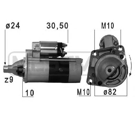 Starter ERA 220711</br>Piesa auto pentru Sistem pornire Starter ERA 220711</br>Piesa auto pentru Sistem pornire