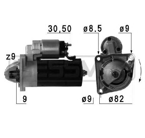 Starter ERA 220720</br>Piesa auto pentru Sistem pornire Starter ERA 220720</br>Piesa auto pentru Sistem pornire