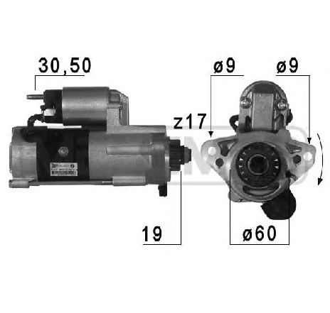 Starter ERA 220747</br>Piesa auto pentru Sistem pornire Starter ERA 220747</br>Piesa auto pentru Sistem pornire