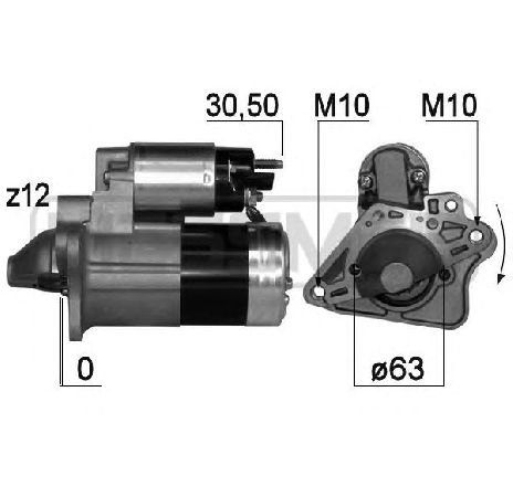 Starter ERA 220758</br>Piesa auto pentru Sistem pornire Starter ERA 220758</br>Piesa auto pentru Sistem pornire