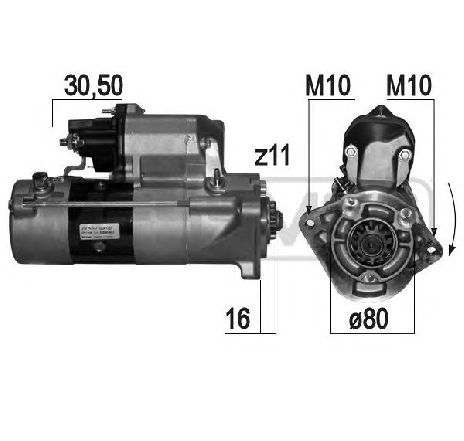 Starter ERA 220828</br>Piesa auto pentru Sistem pornire Starter ERA 220828</br>Piesa auto pentru Sistem pornire