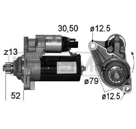 Starter ERA 220877</br>Piesa auto pentru Sistem pornire Starter ERA 220877</br>Piesa auto pentru Sistem pornire