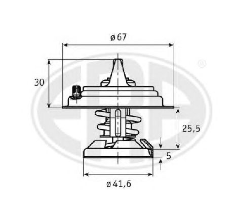 Termostat,lichid racire ERA 350128</br>Piesa auto pentru Termostat/ Garnitura Termostat,lichid racire ERA 350128</br>Piesa auto pentru Termostat/ Garnitura