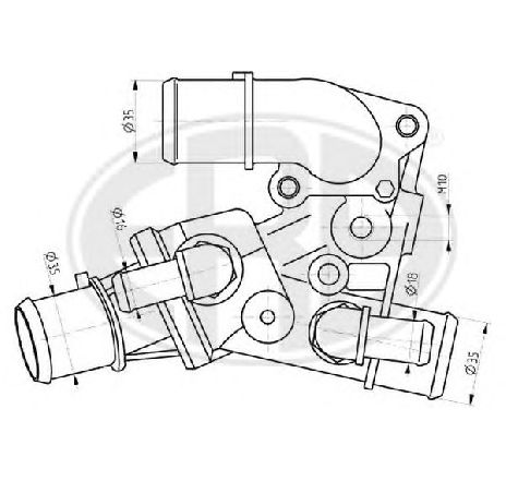 Termostat,lichid racire ERA 350152</br>Piesa auto pentru Termostat/ Garnitura Termostat,lichid racire ERA 350152</br>Piesa auto pentru Termostat/ Garnitura