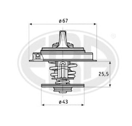 Termostat,lichid racire ERA 350156</br>Piesa auto pentru Termostat/ Garnitura Termostat,lichid racire ERA 350156</br>Piesa auto pentru Termostat/ Garnitura