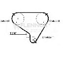 Curea de distributie FLENNOR 4035</br>Piesa auto pentru Curea distributie/ Set