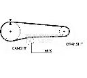 Curea de distributie FLENNOR 4108</br>Piesa auto pentru Curea distributie/ Set