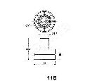 Mecanism tensionare, curea distributie ASHIKA 45-01-116</br>Piesa auto pentru Curea transmisie cu caneluri/ Set