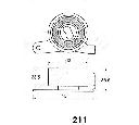 Mecanism tensionare, curea distributie ASHIKA 45-02-211</br>Piesa auto pentru Curea distributie / Rola de tensionare / Rola de ghidare