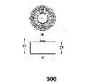 Mecanism tensionare, curea distributie ASHIKA 45-03-300</br>Piesa auto pentru Curea transmisie cu caneluri/ Set