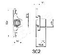 Mecanism tensionare, curea distributie ASHIKA 45-03-302</br>Piesa auto pentru Curea distributie / Rola de tensionare / Rola de ghidare