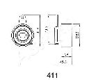 Mecanism tensionare, curea distributie ASHIKA 45-04-411</br>Piesa auto pentru Curea transmisie cu caneluri/ Set