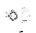Mecanism tensionare, curea distributie ASHIKA 45-05-509</br>Piesa auto pentru Curea distributie / Rola de tensionare / Rola de ghidare