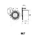 Mecanism tensionare, curea distributie ASHIKA 45-09-907</br>Piesa auto pentru Curea distributie / Rola de tensionare / Rola de ghidare