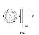 Mecanism tensionare, curea distributie ASHIKA 45-0H-007</br>Piesa auto pentru Curea distributie / Rola de tensionare / Rola de ghidare