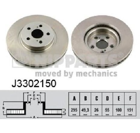 Disc frana NIPPARTS J3302150</br>Piesa auto pentru Frana disc Disc frana NIPPARTS J3302150</br>Piesa auto pentru Frana disc