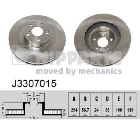 Disc frana NIPPARTS J3307015</br>Piesa auto pentru Frana disc Disc frana NIPPARTS J3307015</br>Piesa auto pentru Frana disc