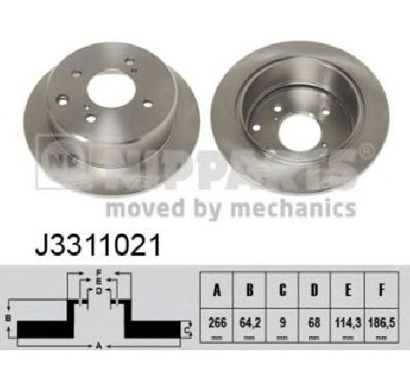 Disc frana NIPPARTS J3311021</br>Piesa auto pentru Frana disc Disc frana NIPPARTS J3311021</br>Piesa auto pentru Frana disc