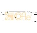 Cablu, frana de parcare COFLE 10.4663