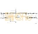 Cablu, frana de parcare COFLE 10.5355